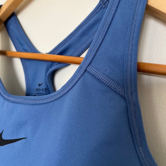 Nike Blue Classic Padded Dri-FIT Sports Bra - Picture 5 of 6